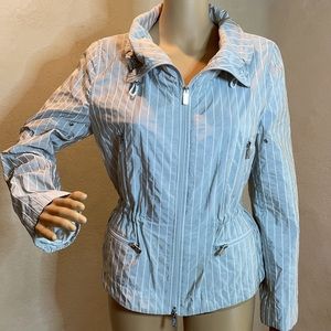womens armani collezioni windbreaker jacket